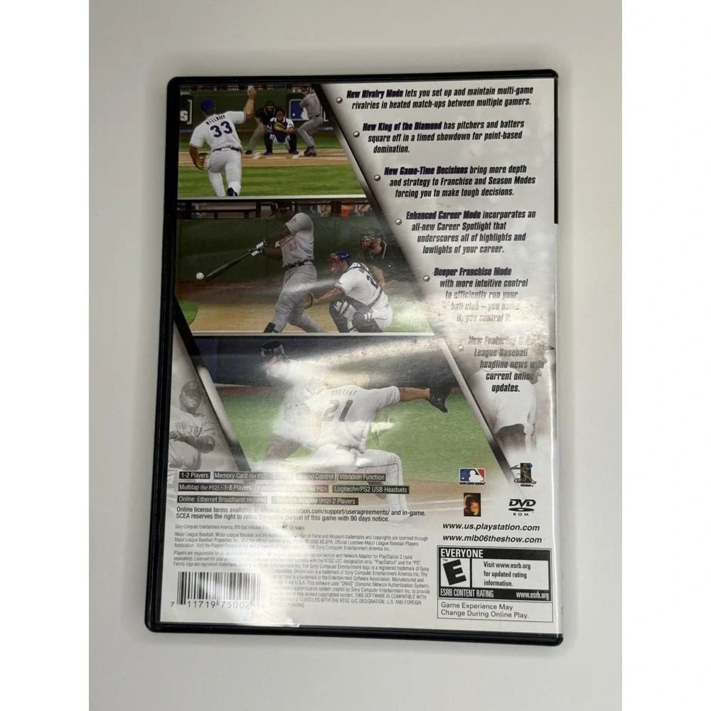 MLB 06 [2006]: The Show (PlayStation 2, 2006), Complete With Manual PS2